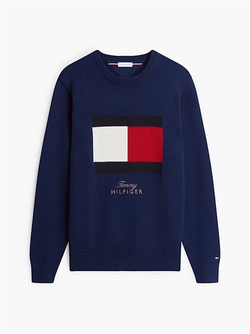 gifting flag crew neck sweater TOMMY HILFIGER | MW0MW44816DCC